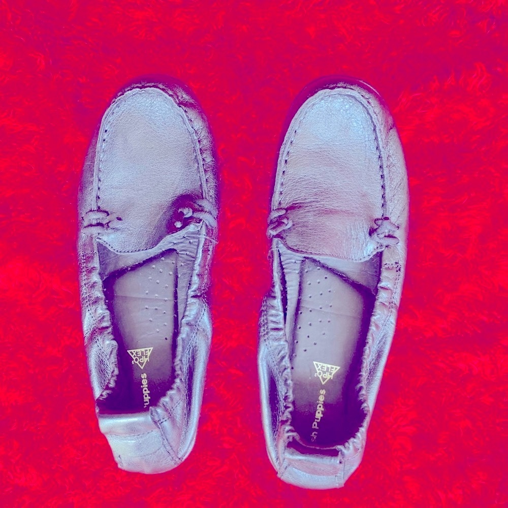 Leather shoe by Hush Puppies🌸